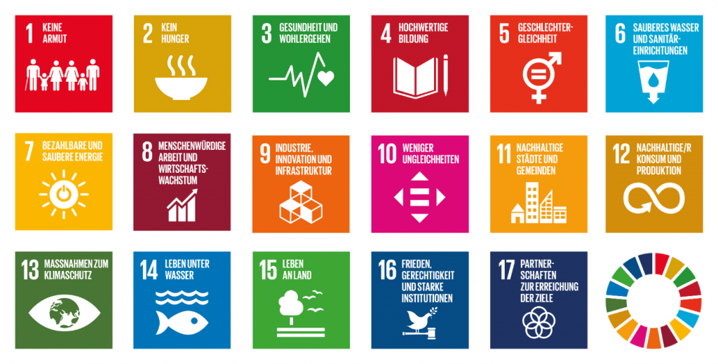 Die 17 Ziele der UN, SDGs - Sustainable Development Goals