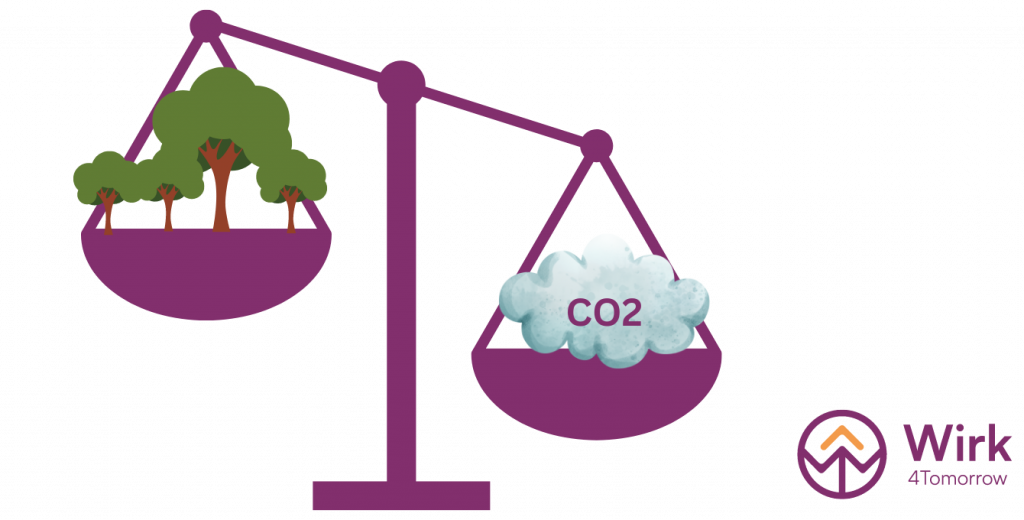 Waage-CO2-kompensation